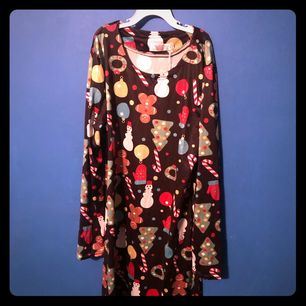 MOKING Christmas Tunic Dress